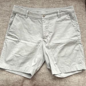 Mens Lululemon Slightly Used Commission Shorts Size 32 Light Linen
